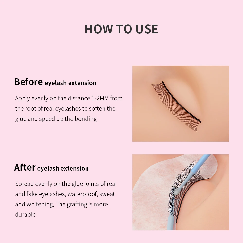 glamlash lash primer for eyelash extensions