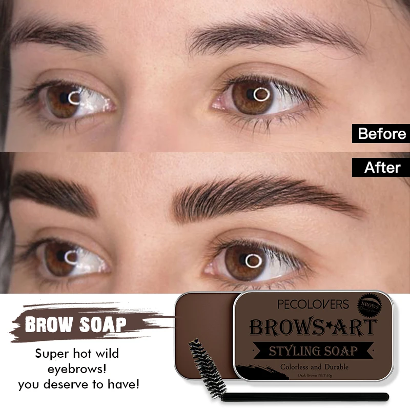 pecolovers eyebrow gel wax brow soap